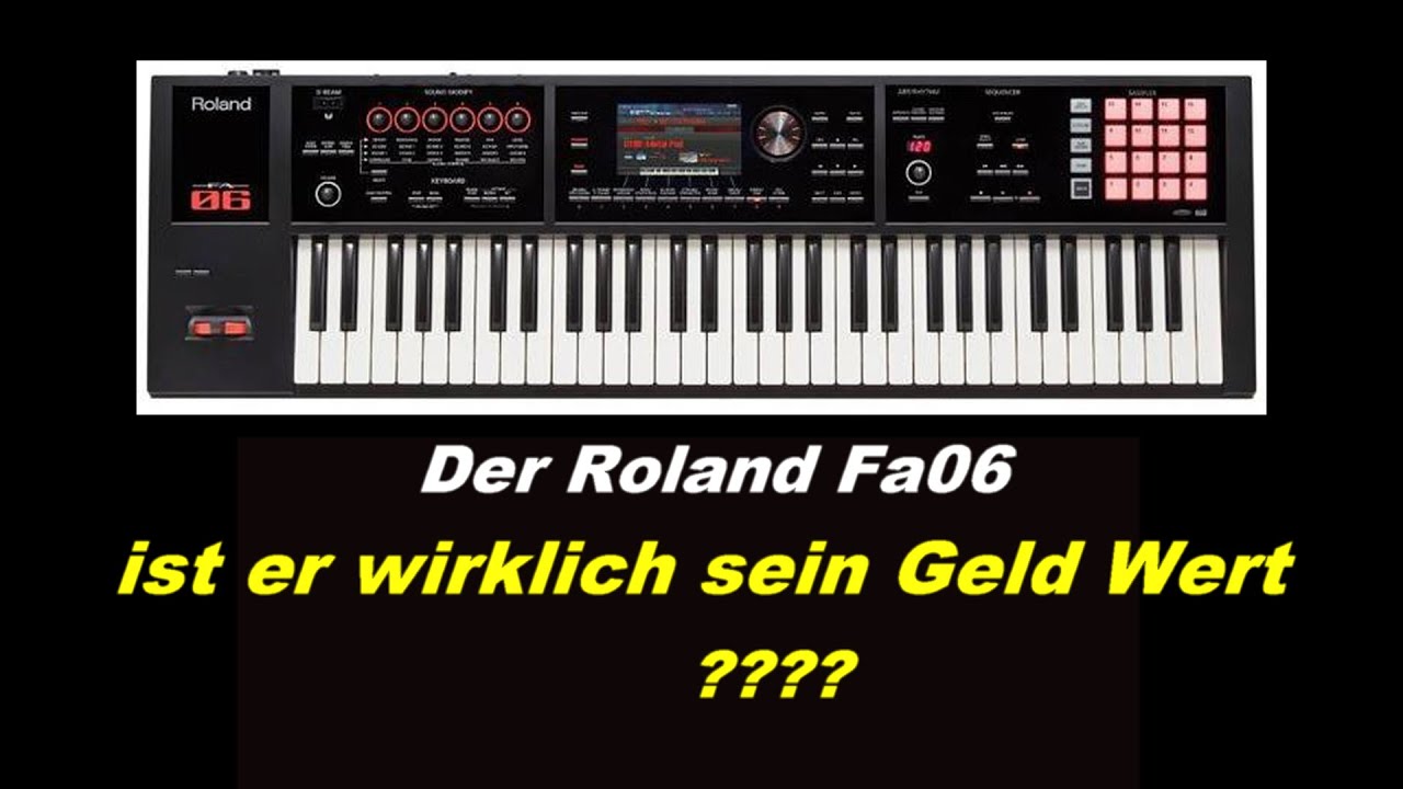 Roland FA06 - Fazit