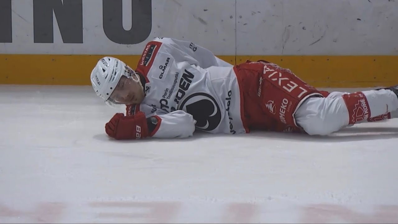 Oliver Lauridsenin ulosajo TPS-Ässät ottelussa