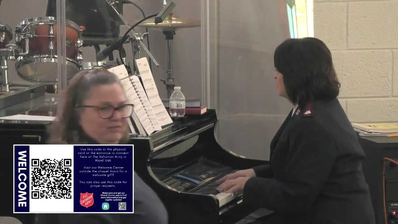 Preliminary piano ministry @ Royal Oak Salvation Army, January 25, 2026  - Jennifer Woodard, Major