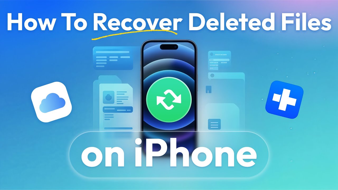 How to Recover Deleted Files on iPhone — 2025 Working Guide!