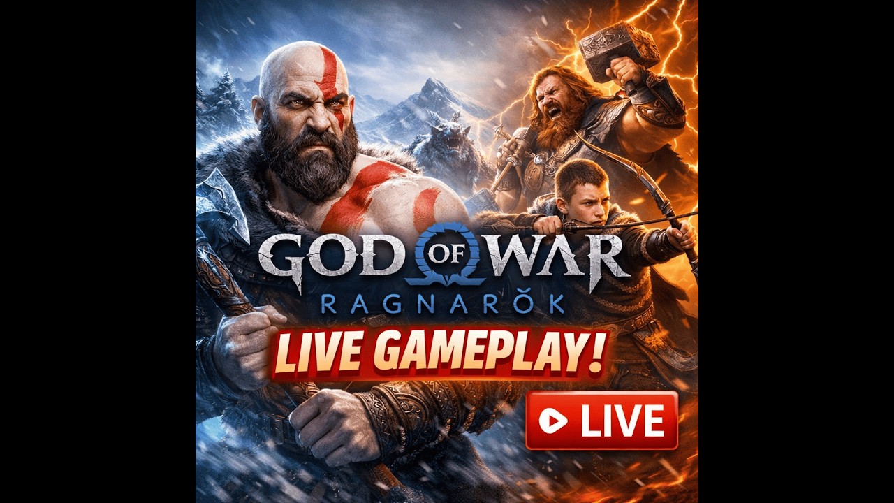 God of War Ragnarok - Gameplay Live - 2