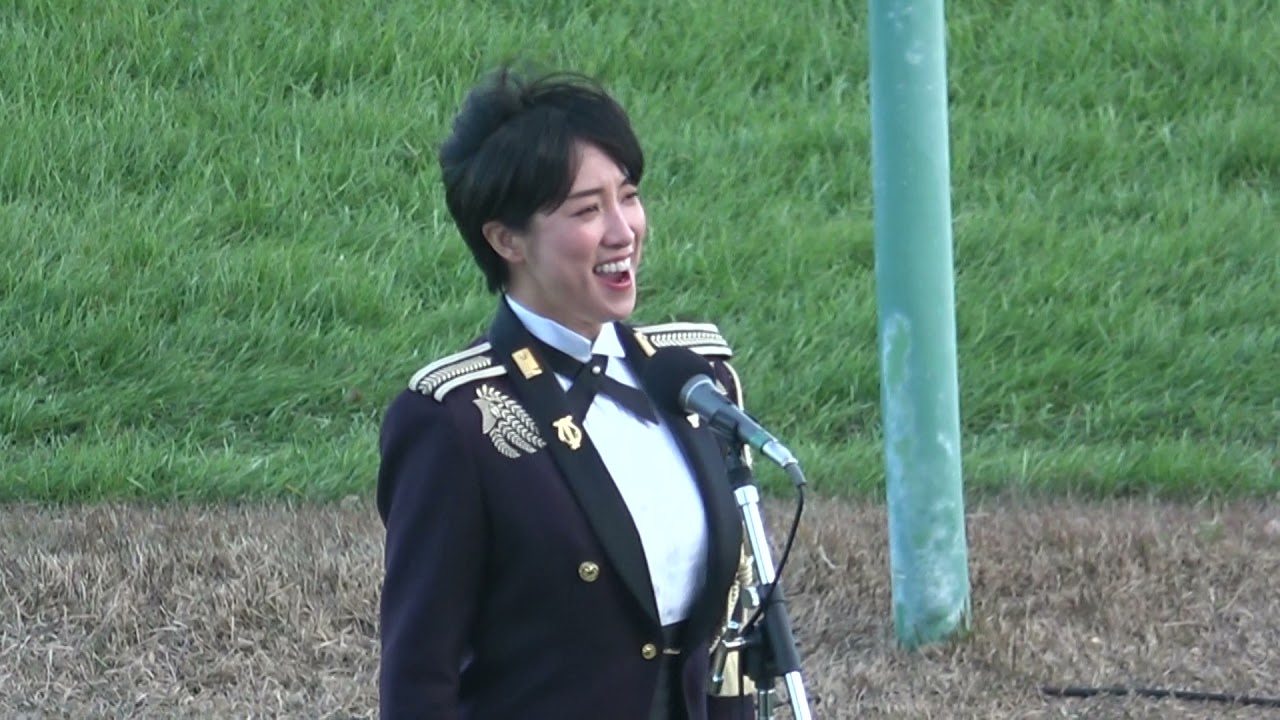 2021 第66回有馬記念GⅠ 鶫真衣（つぐみ まい）さんによる国歌独唱 陸上自衛隊 現地映像