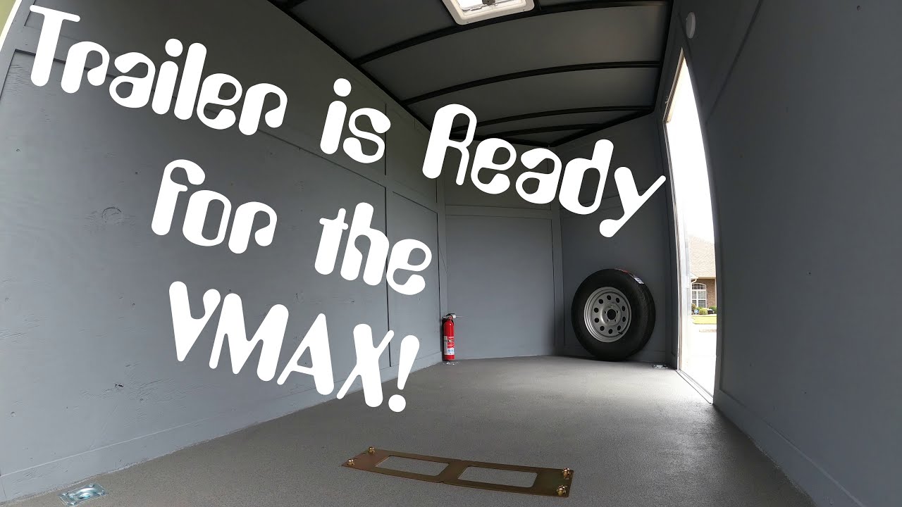 Enclosed Motorcycle Trailer Project is Complete | Ready to Haul My VMAX 1700