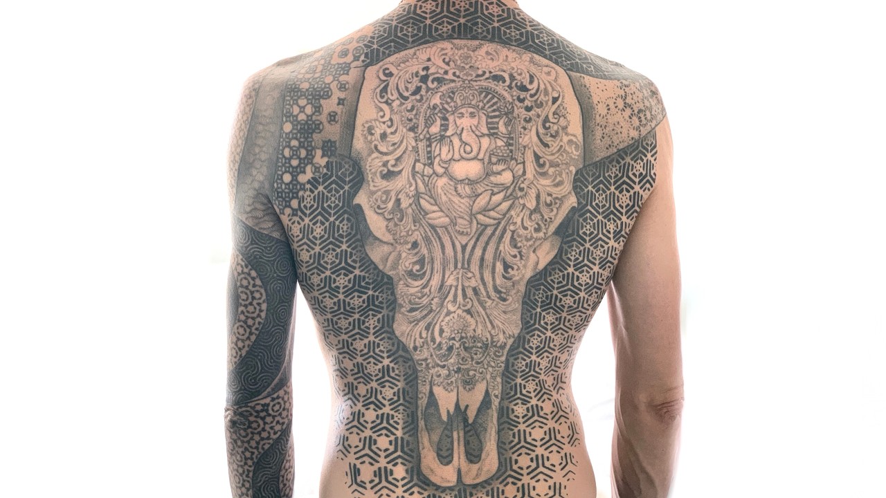 Back piece Tattoo. Part two, the background...