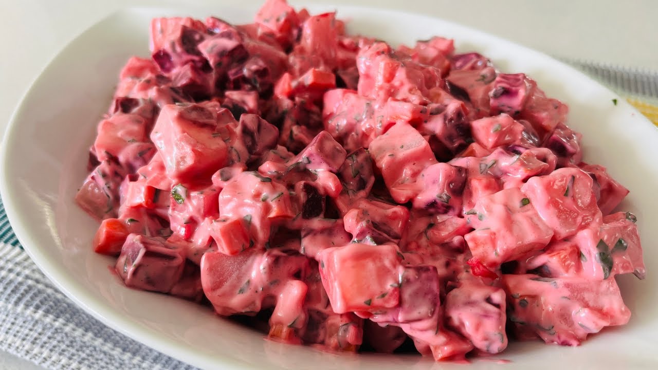 ENSALADA DE PAPA CON REMOLACHA 