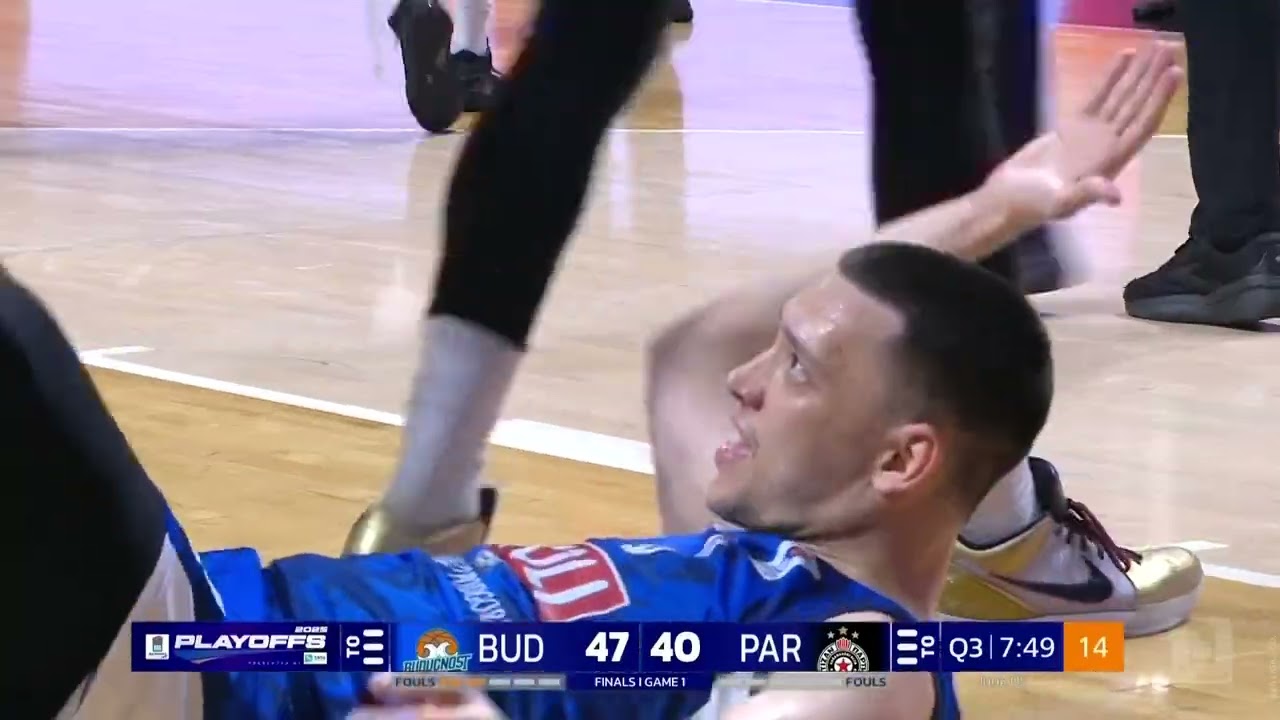 AdmiralBet ABA League 2024/25 highlights, Finals G1: Budućnost VOLI - Partizan Mozzart Bet (5.6.25)
