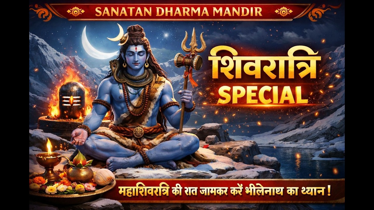 Live :  🌹🙏  Maha Shivratri Matsav🙏:- (Dharm Guru) DrSanjay R Shastri Ji Maharaj
