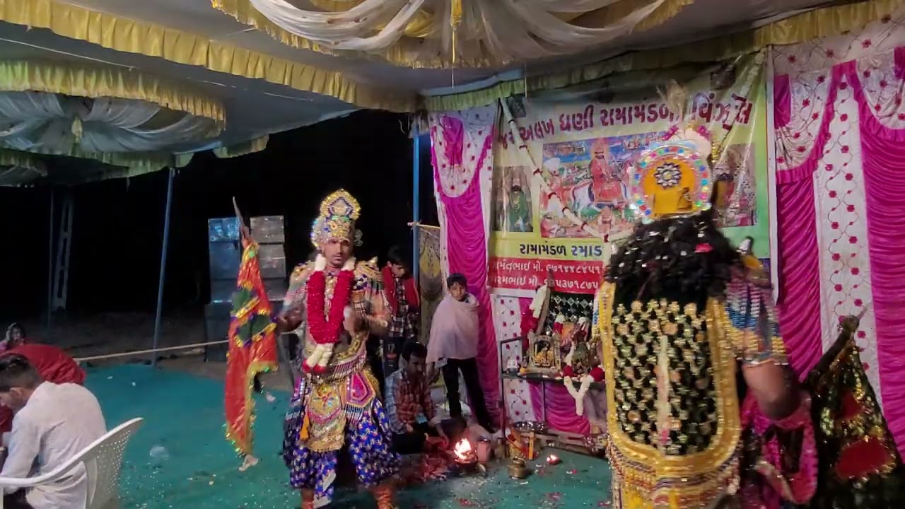 કૃષ્ણ બલરામના જોરદાર પાત્ર, ઠાસરા તાલુકાનું પ્રખ્યાત આખ્યાન | જય અલખધણી રામામંડળ વિઝોંલ 