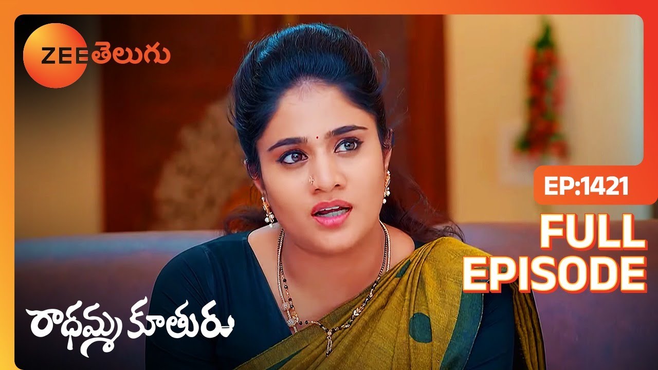 Neelambhari గూండాలు, Chinni భయపడుతుంది. | Radhamma Kuthuru | Full Ep. 1421 | ZEE Telugu