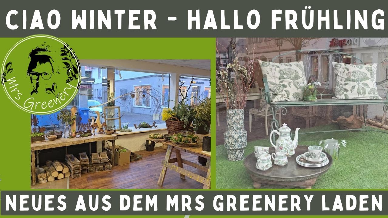 Die erste Frühlingsdeko für den Mrs Greenery Laden