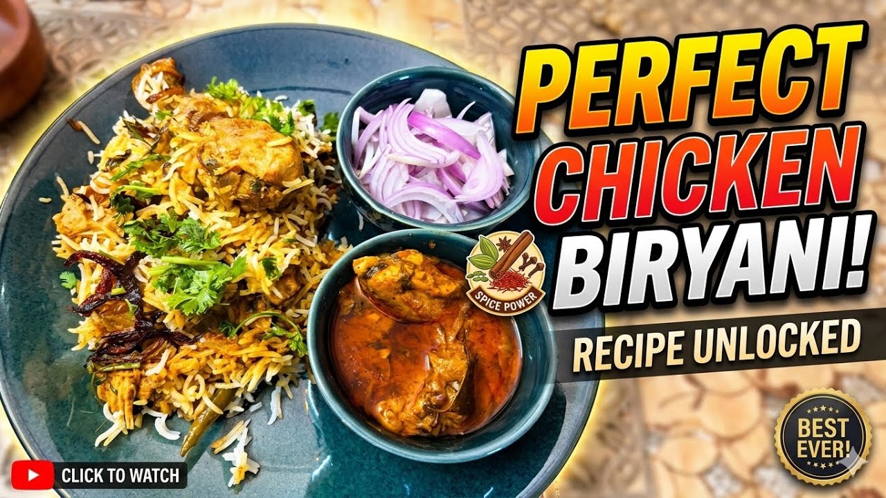 रेस्टोरेंट जैसी चिकन बिरयानी/Hyderabadi Chicken biryani # yummy&delicious#