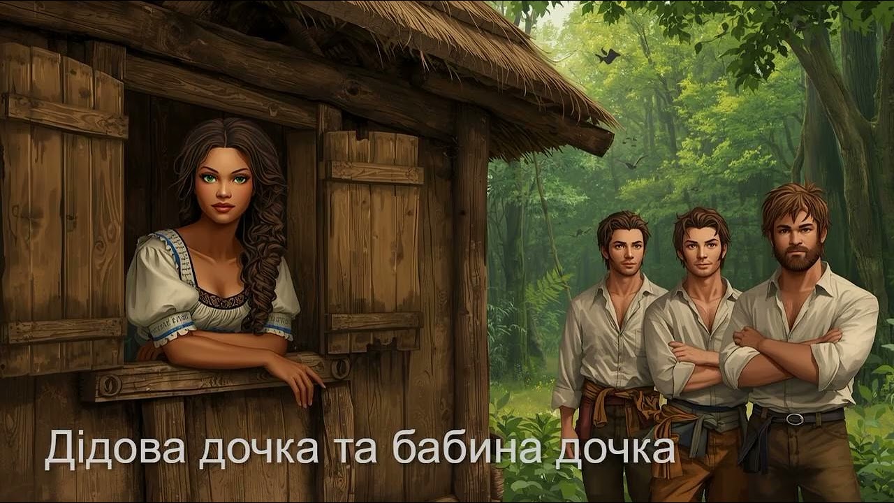 Українська народна казка ''Дідова дочка та бабина дочка '' #казки #українськіказки #аудіоказки