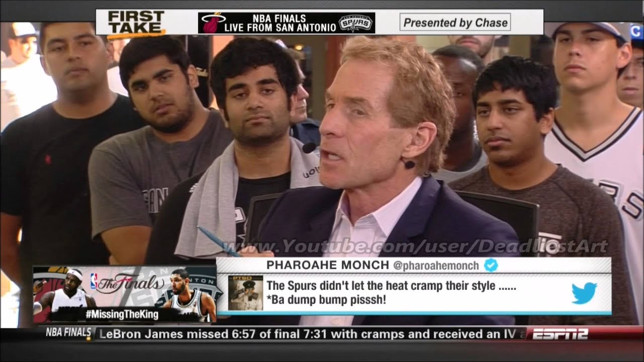 ESPN First Take   LeBron James should of played through cramps