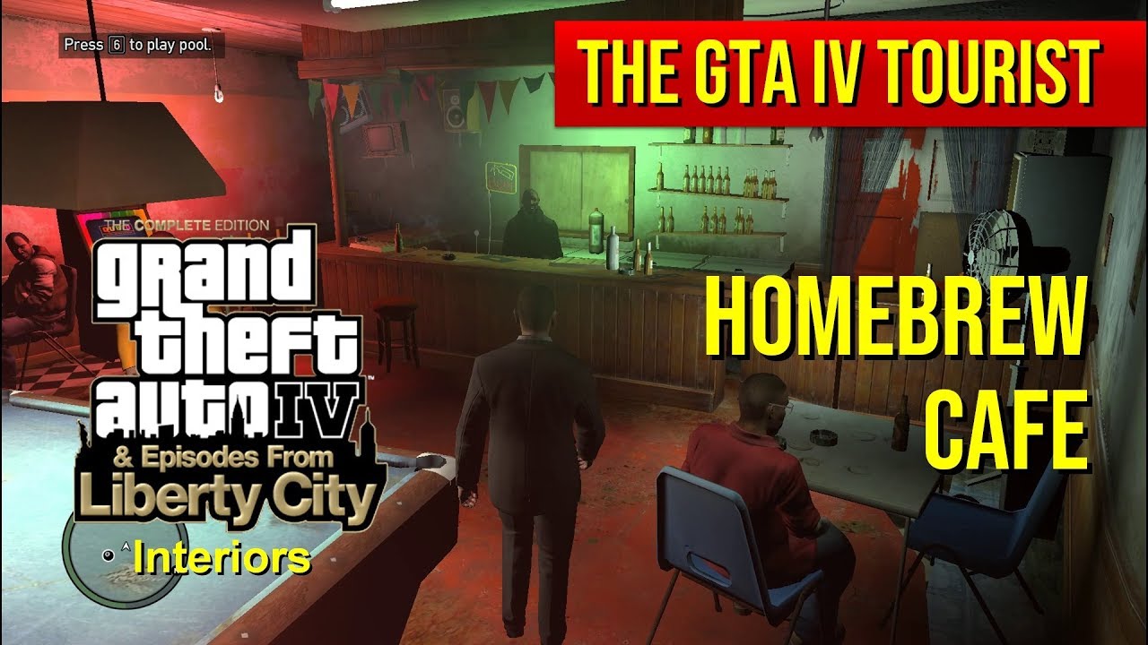 The GTA IV Tourist: Homebrew Cafe - (2019 remake 60 fps)