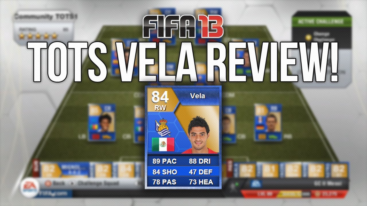 FIFA 13 - TOTS 84 Vela - Player Review + In Game Stats!