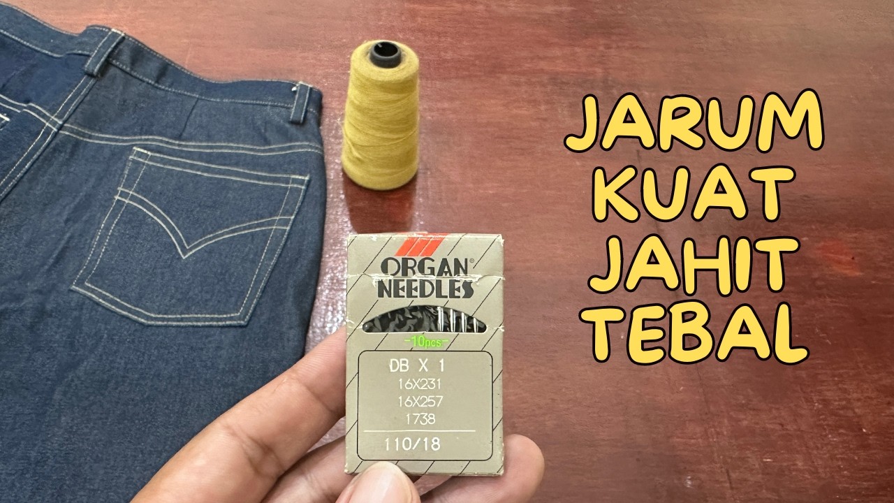 Jarum Jahit Benang Levis atau Jeans Tebal