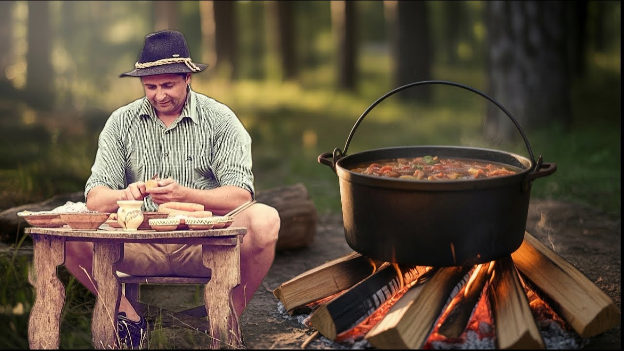 Pulpe de pui cu vin alb în ceaun | Bucătăria rustică românească reinterpretată 🔥