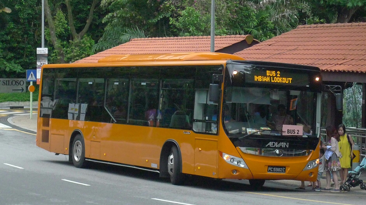 Sentosa Bus Service 2, PC5982C (Hyperlapse)
