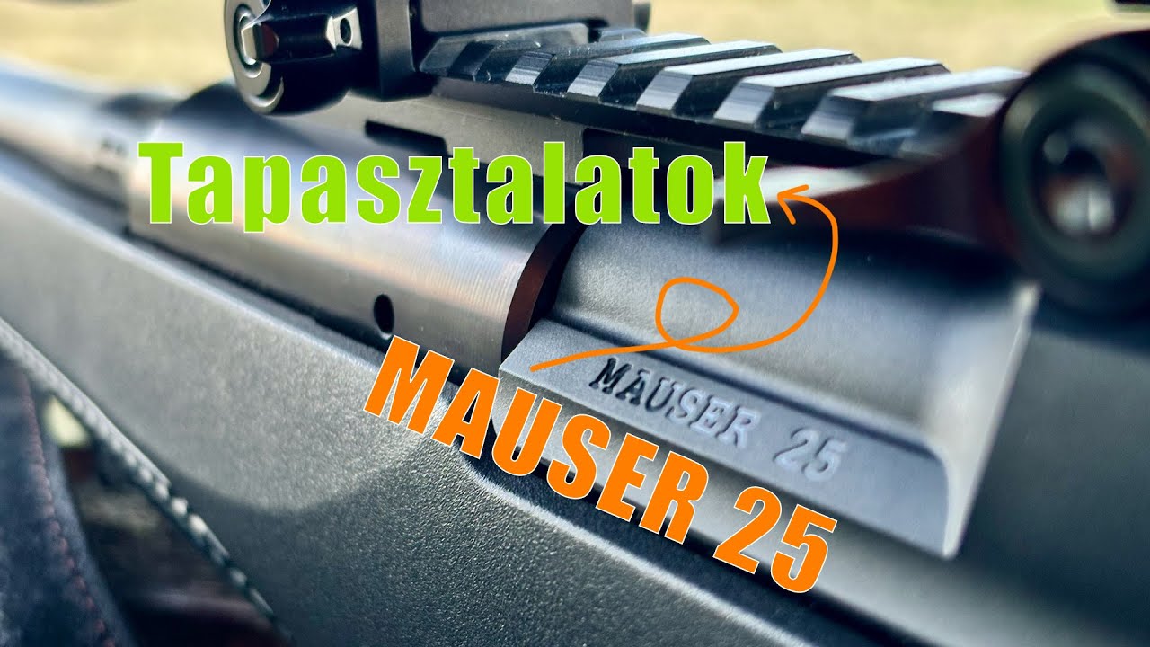 Mauser 25 gyakorlati tapasztalatok