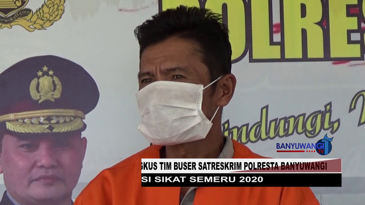 TIGA PELAKU JAMBRET BERHASIL DIRINGKUS TIM BUSER SATRESKRIM POLRESTA BANYUWANGI