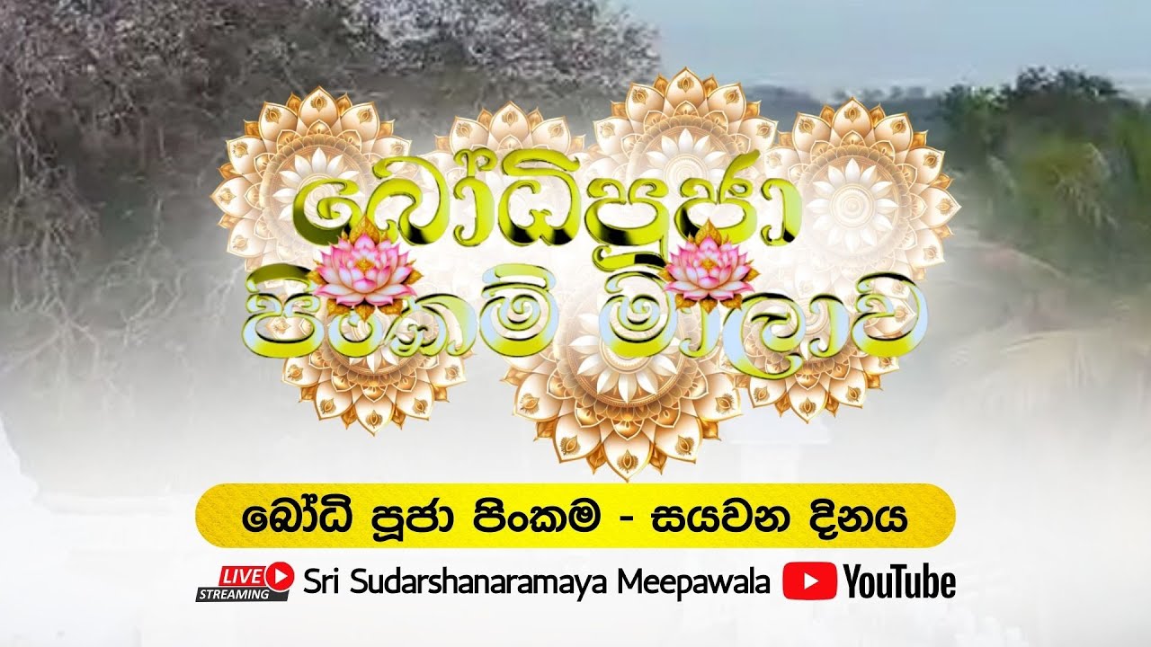 බෝධි පූජා පිංකම - ​සයවන දිනය