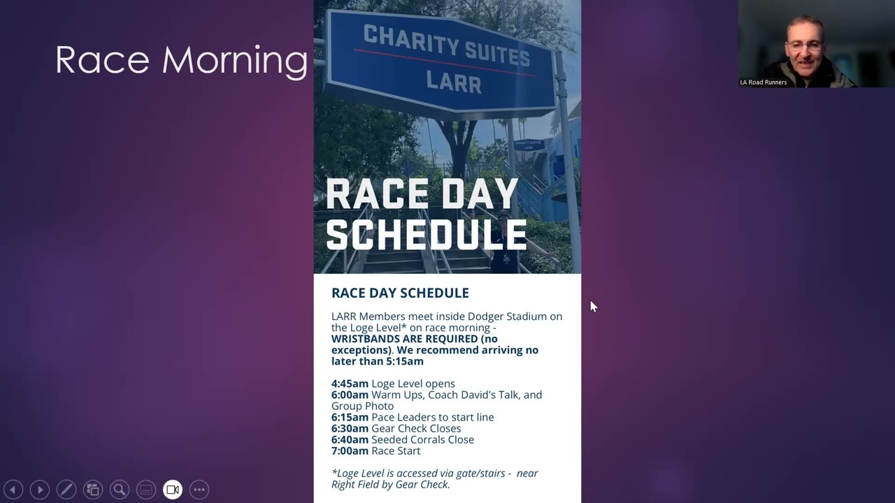 LA Marathon Day Logistics - recorded 3/13/2025