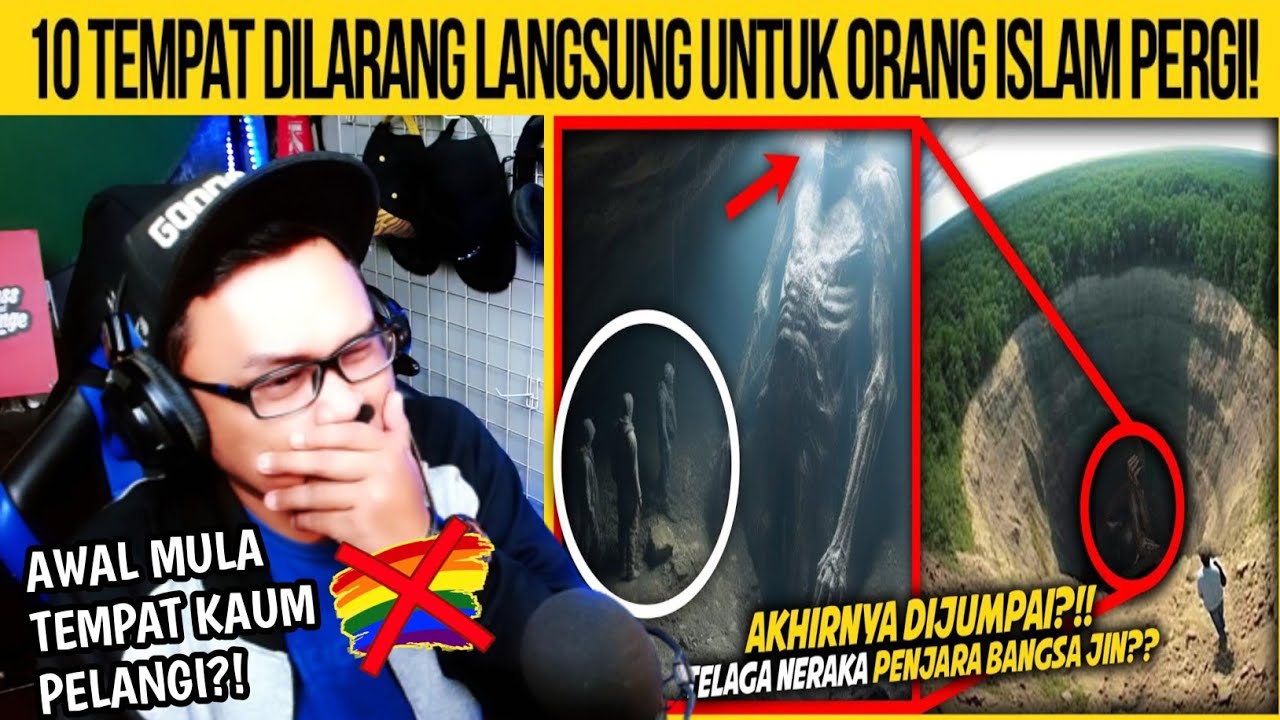 TAKNAK KEMARI LAH‼️ 10 TEMPAT YANG DILARANG LANGSUNG UNTUK ORANG ISLAM PERGI | Wak Lonjong