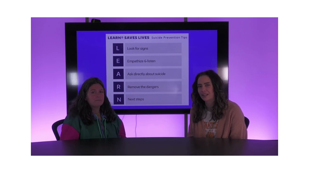 VIDEO 1: Introduction to LEARN Suicide Prevention Training