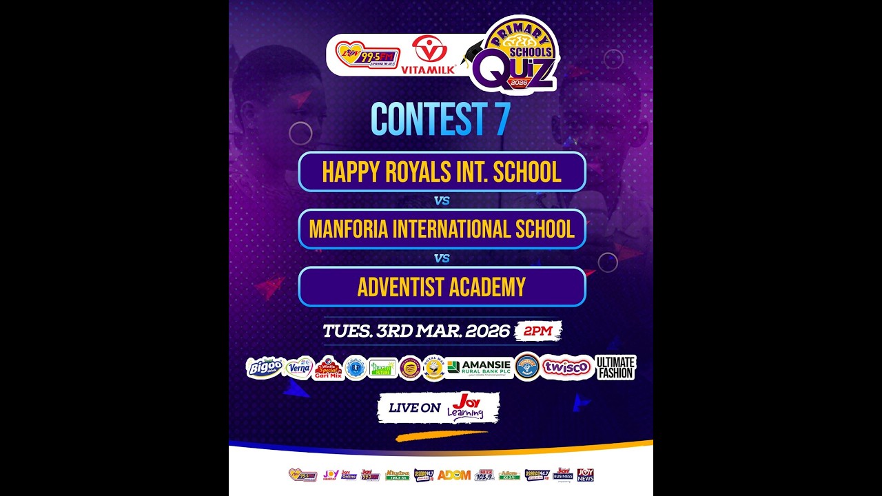 Contest 7:Happy Royals Int. School vs Manforia International Sch. vs Adventist Academy #luvfmpsq