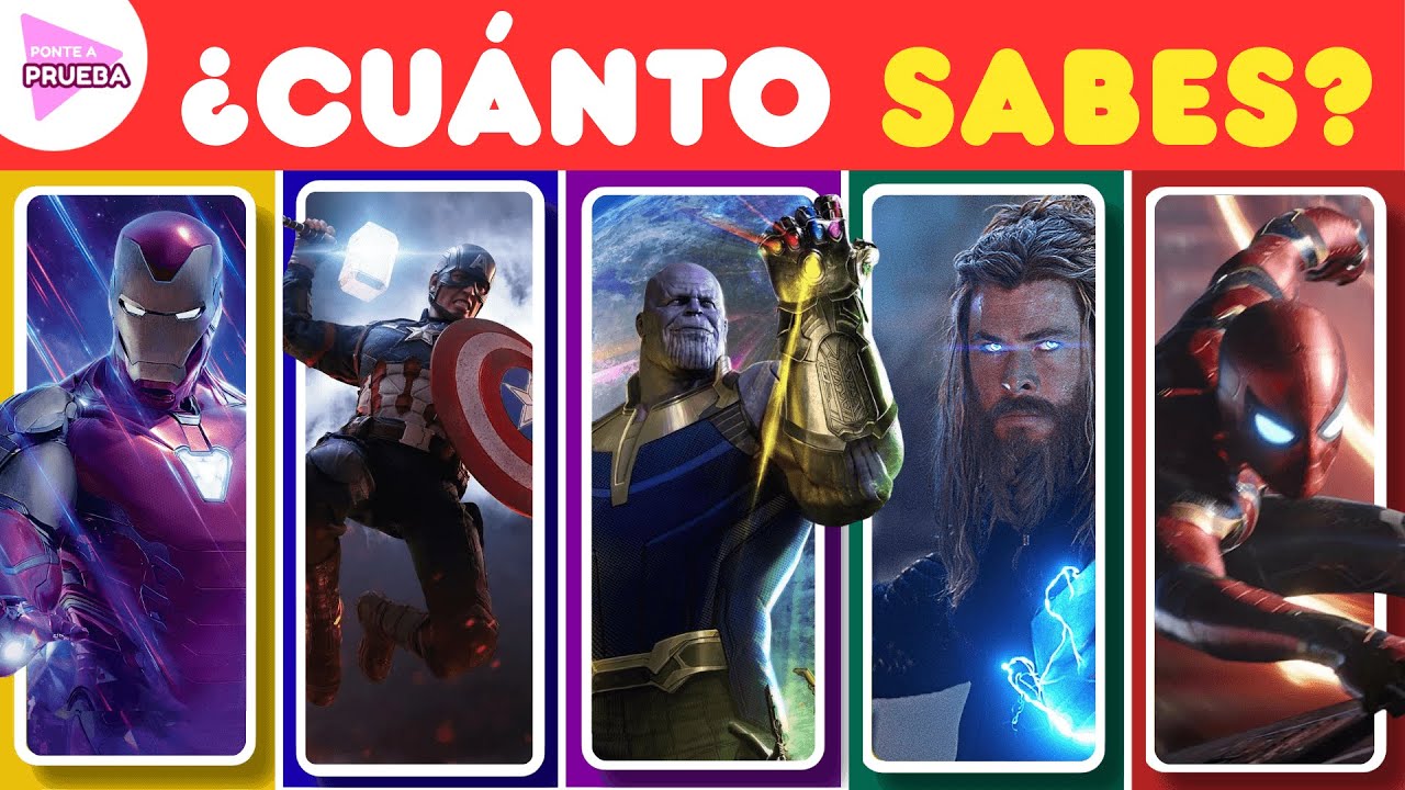 ¿ERES fan de Los Vengadores? 🧠 Demuestra tu nivel en este QUIZ | Ponte a Prueba