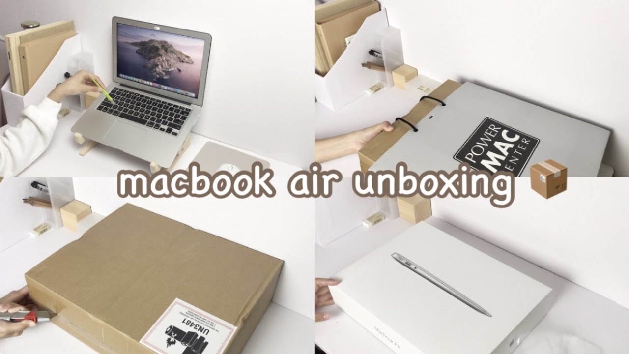📦 MacBook Air (2017) unboxing 👩🏼‍💻 + accessories ✏️ Power Mac Center | Philippines
