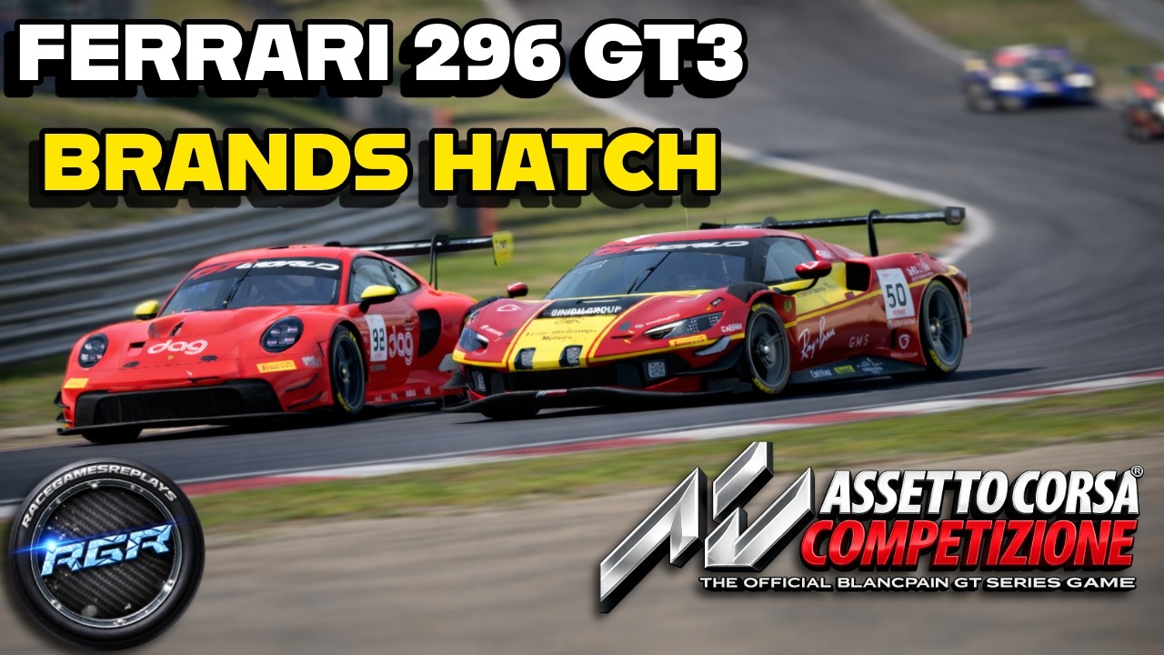 Assetto Corsa Competizione #Ferrari 296 GT3 @Brands Hatch