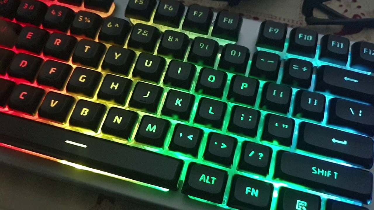 Игровая клавиатура HP K500F | Как изменить схему подсветки