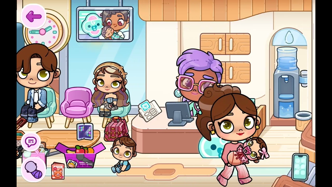Google Gemini made this vid. Baby Amelia's 11 months checkup,in avatar world