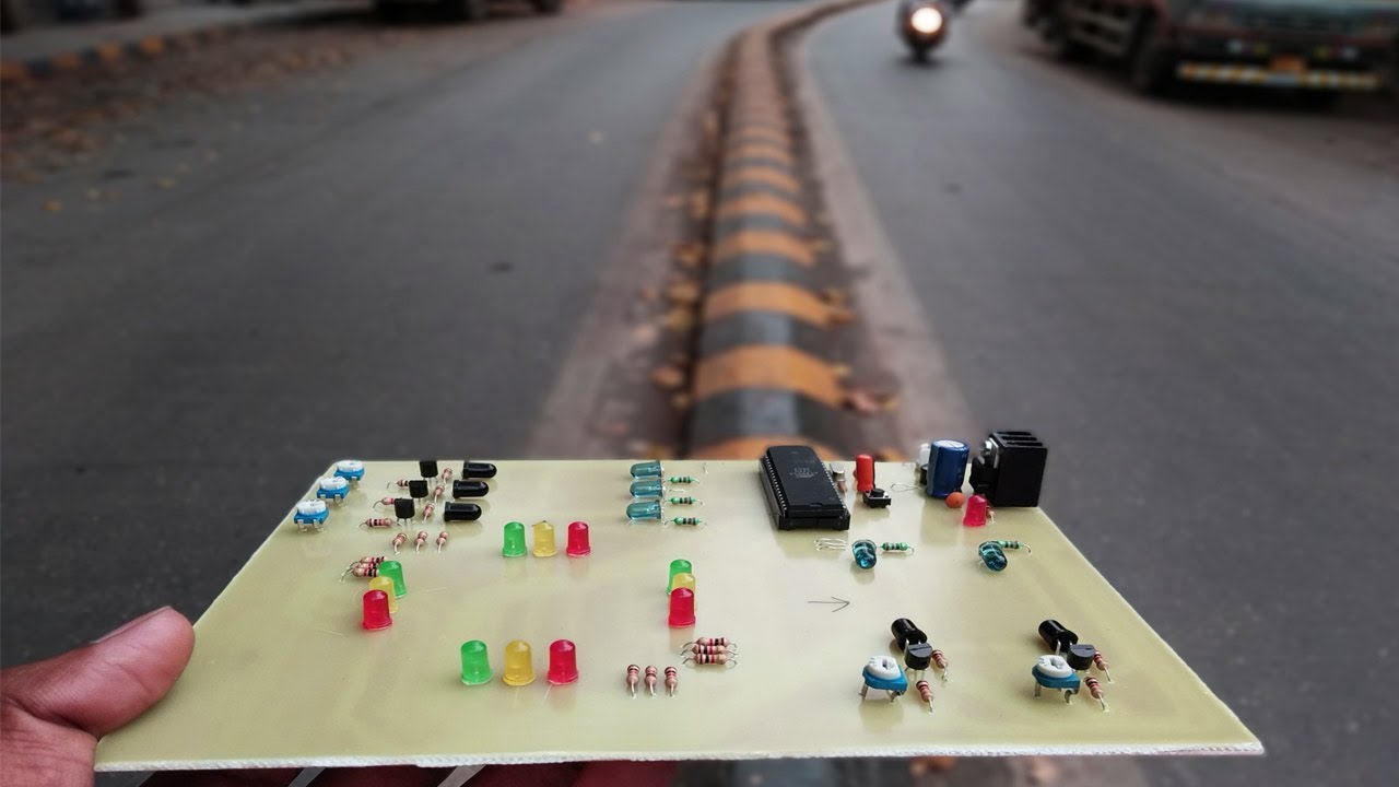 How To Make IR Based Traffic Density Detection And Signal Adjustment Project