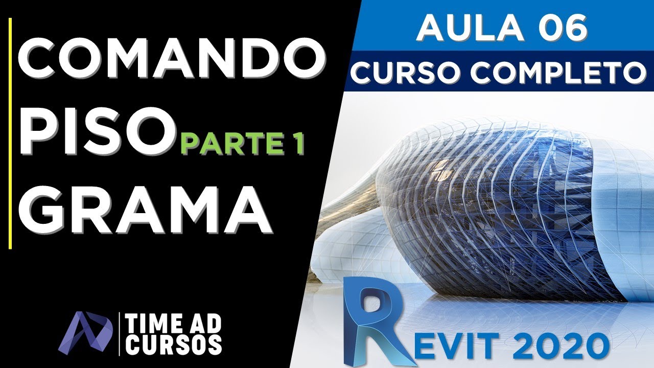 Aula 06 | Comando Piso - Como criar piso de Grama | Revit 2020 Curso Completo