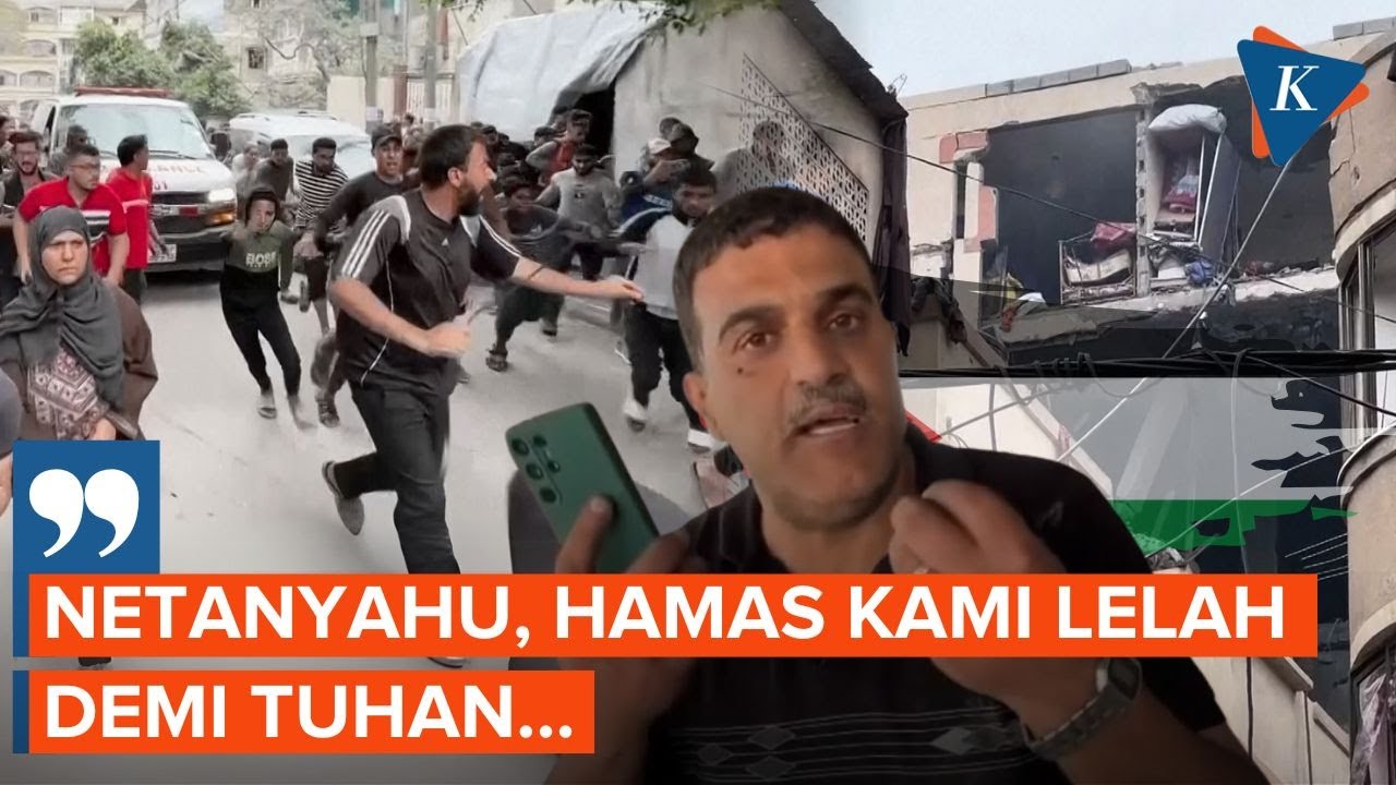 Serangan Israel Makin Intens! Warga Gaza Dibuat Lari Ketakutan