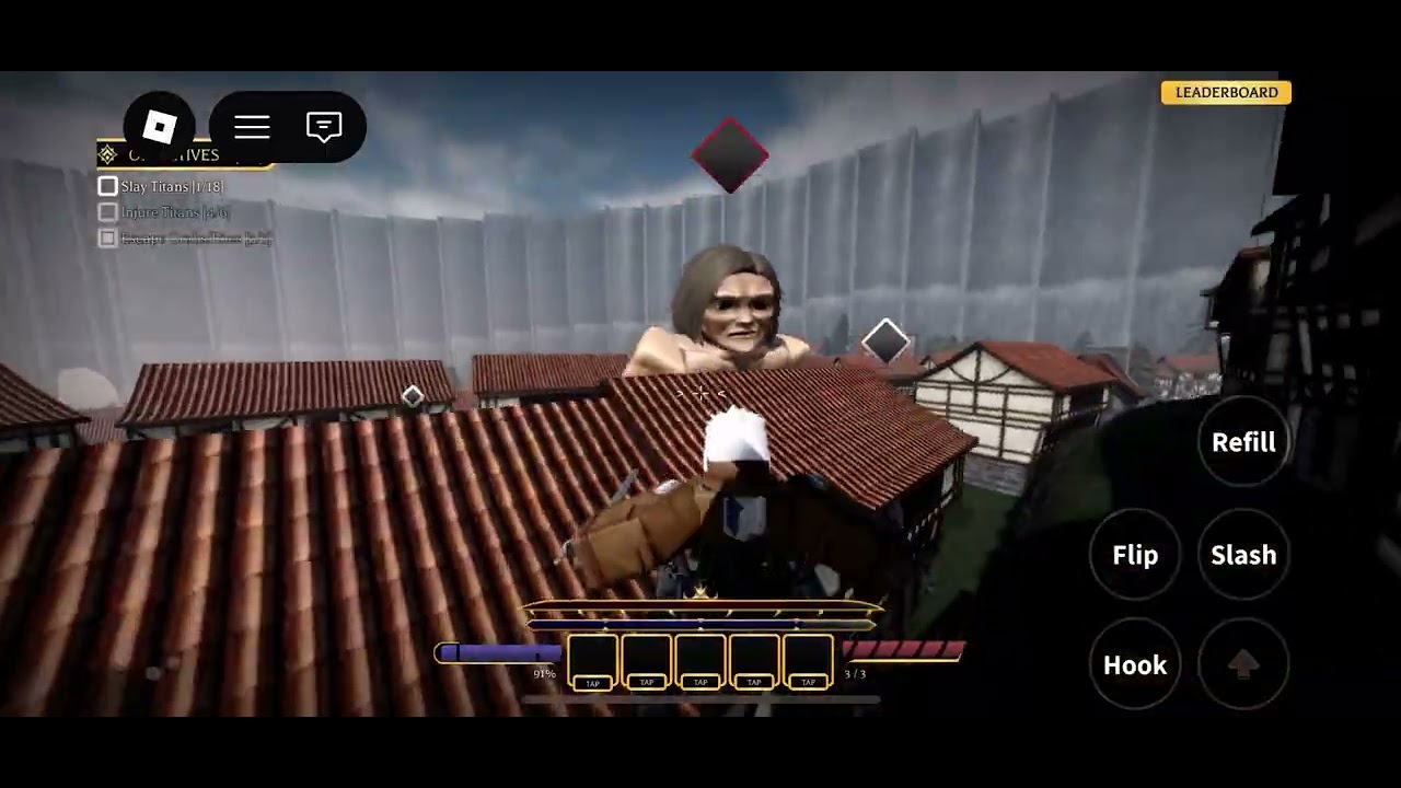 Attack on Titan, first time play 👍🏻👍🏻￼