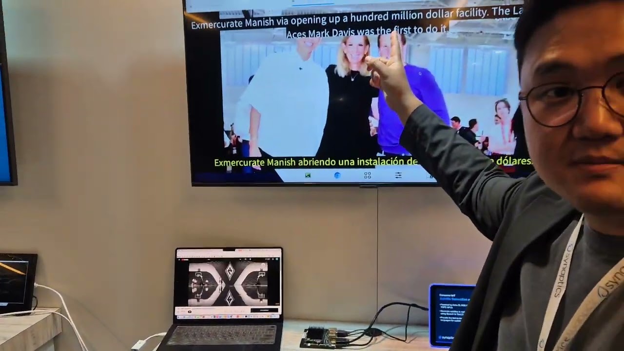 Live translation demo @Synaptics Tech Day 2025