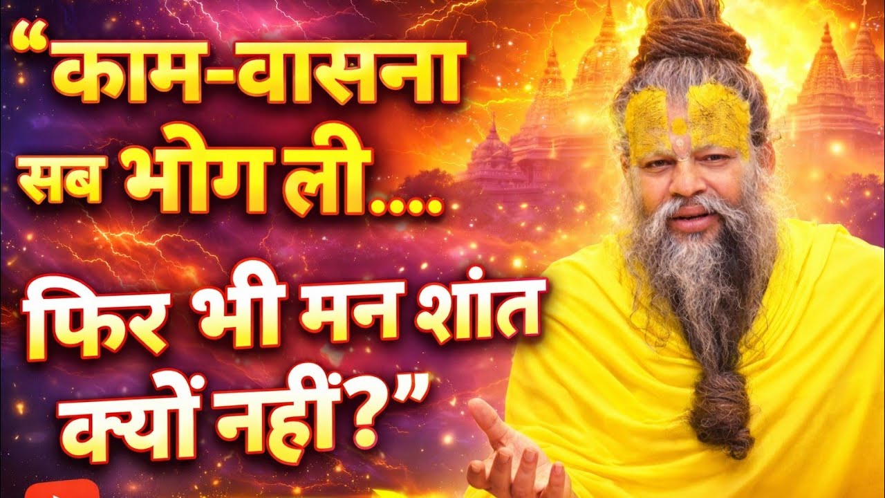 “सारे सुख भोगने के बाद भीमन शांत क्यों नहीं?”#bhajanmarg #premanandjimaharaj 