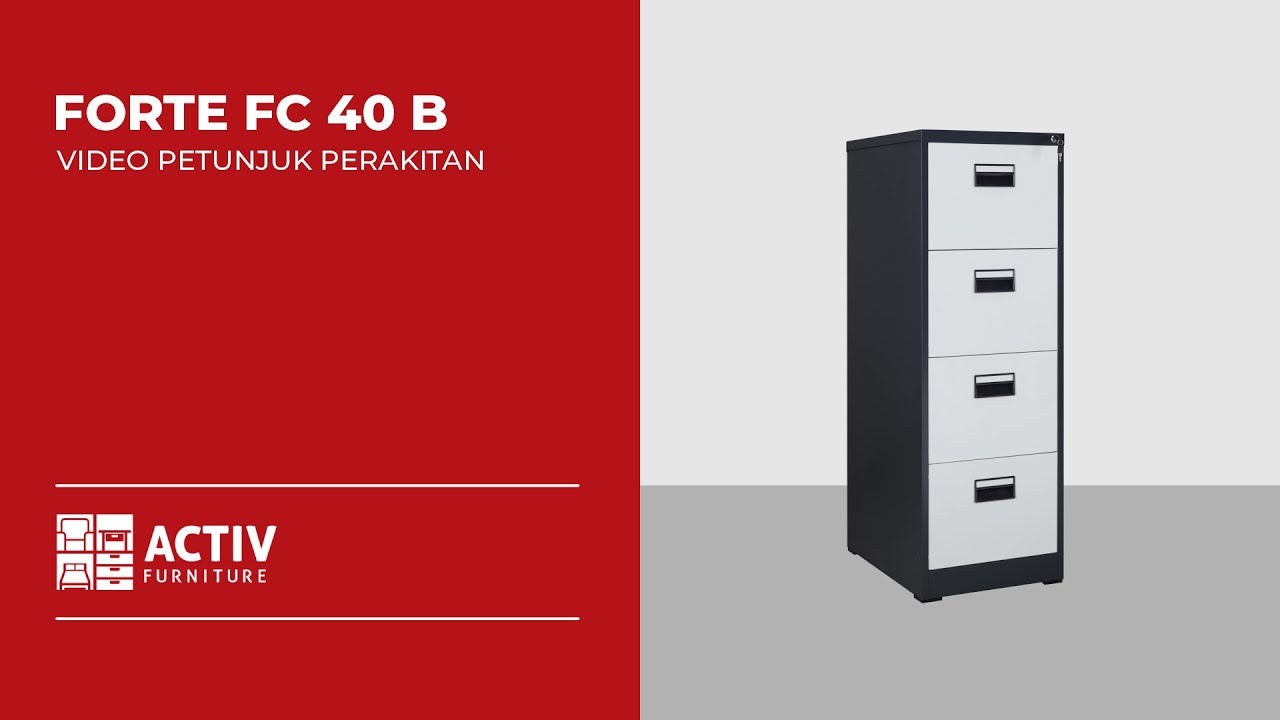 Tutorial Perakitan: FORTE FC 40 B  Activ Furniture | Folding Cabinet | Lemari Locker