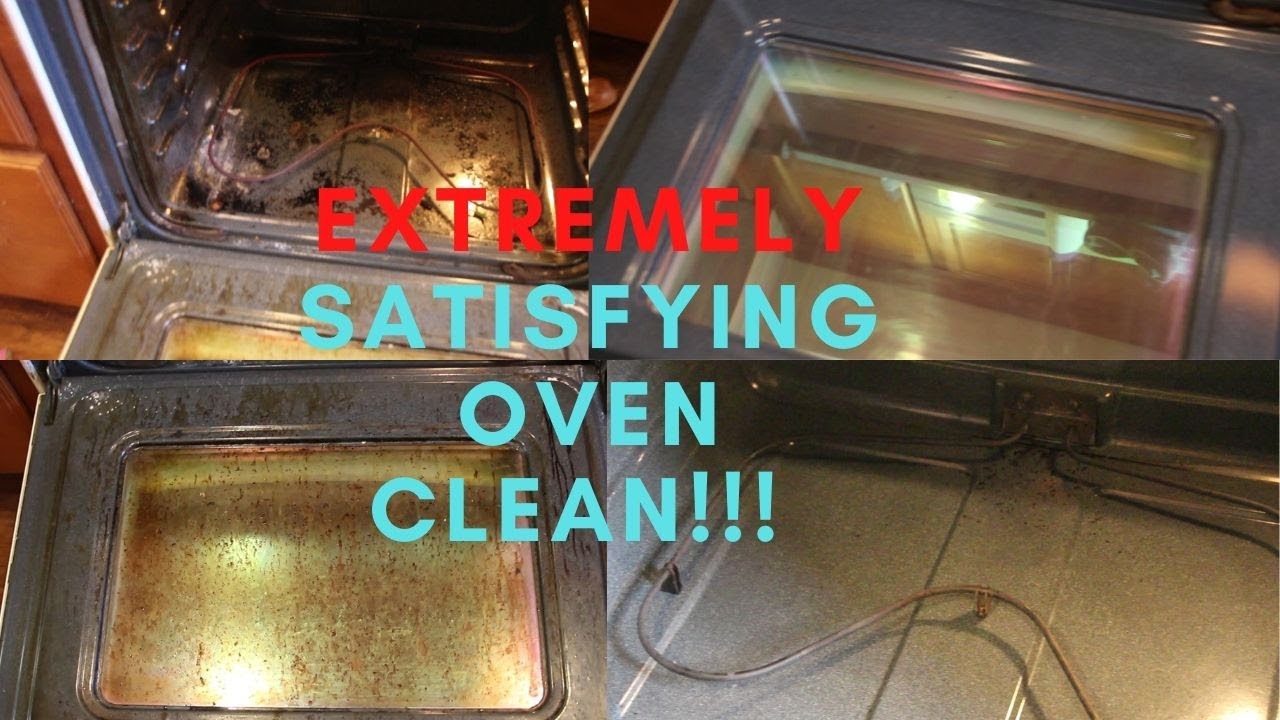 EXTREMELY Satisfying Oven Clean