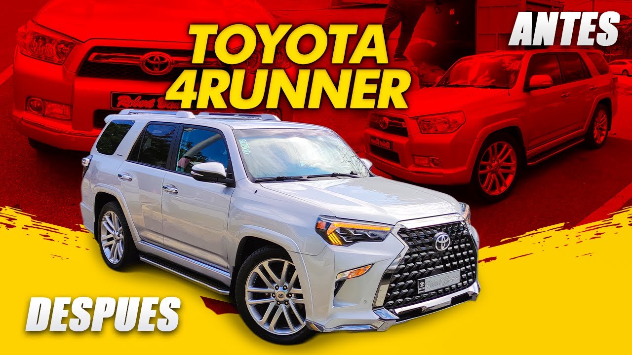 ESTA 4RUNNER 2010 LE INSTALAMOS UN FRENTE 2021 LEXUS TAMBIEN!
