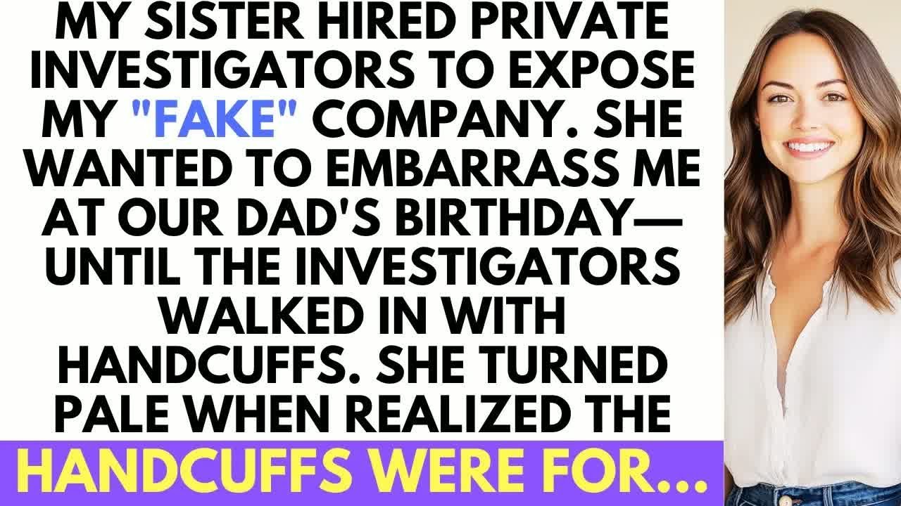 My Sister Hired Investigators to Prove I Lied About My Company, But They Came With Handcuffs For...