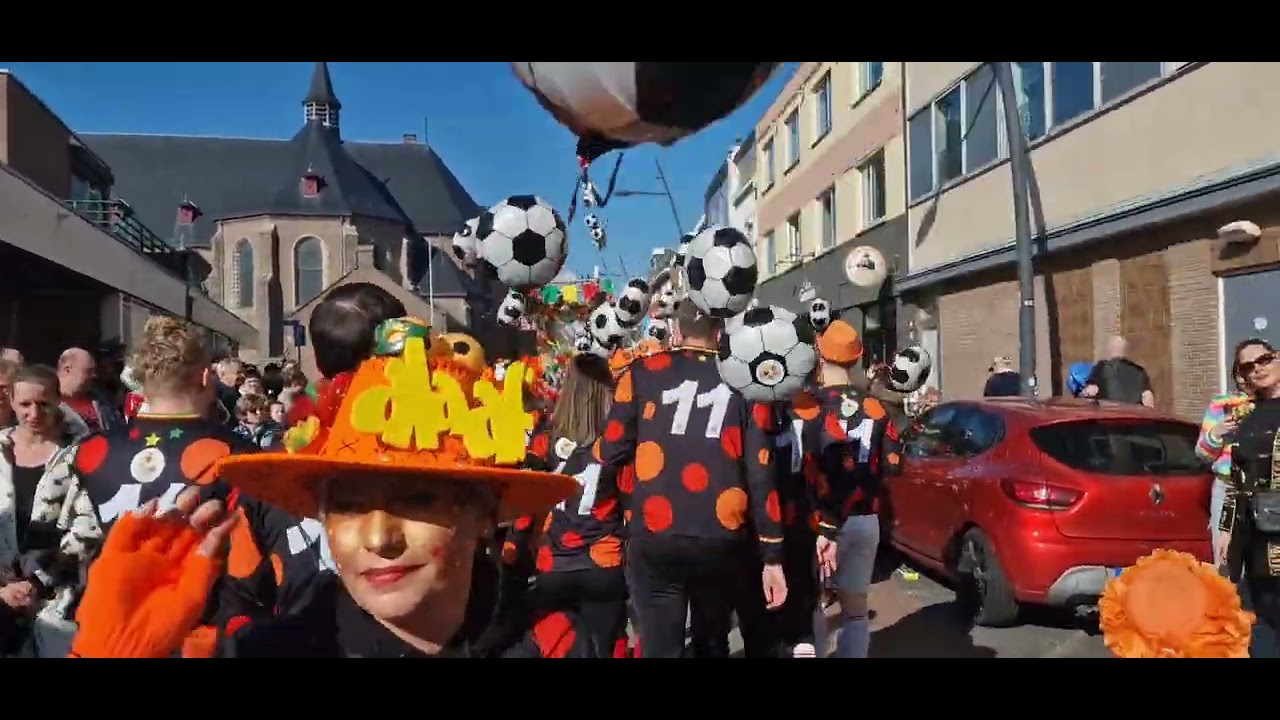 Optocht Schaesberg mee gelopen met v. V Schaesberg.