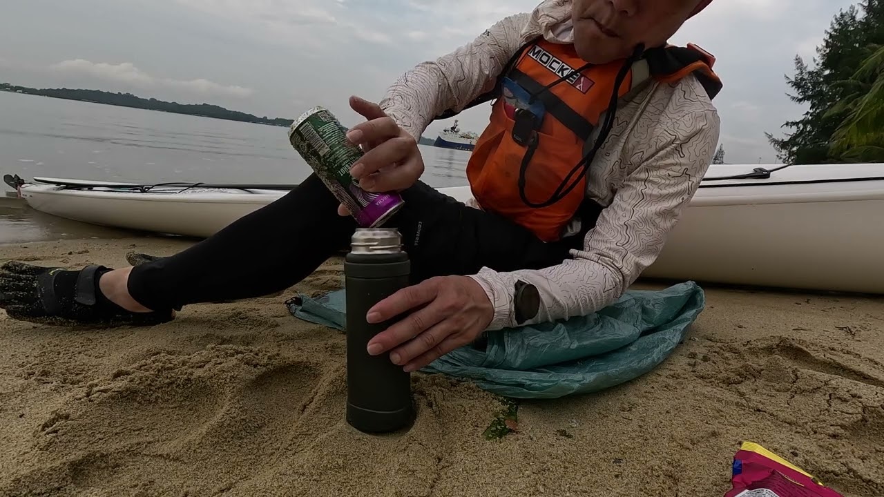 Another Solo Day Out At Sea | Iced Coffee | Epic V6 Surfski | 4K