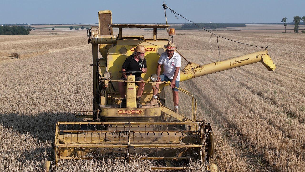 Fête de la moisson chez Dominique et Daniel 2025, de la Javeleuse à la Clayson M80