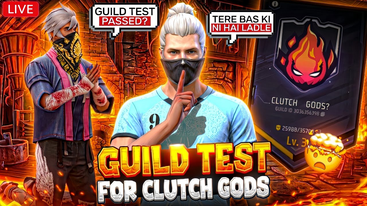 FF LIVE TOP 1 GUILD TEST 1V4 | ROAD TO 100K ON LIVE | LIVE GUILD TESTING #fflive #girllive #raistar