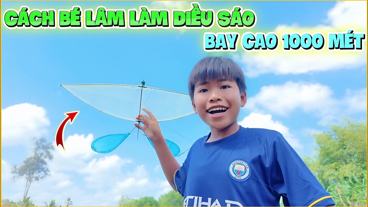 VLOG | 1 Ngày Bé Lâm Làm Diều Sáo Cùng Shima, Mùa Diều Đã Đến ?