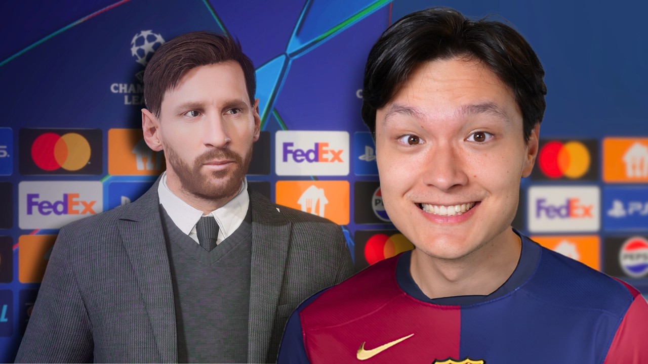 Jag gjorde Messi till Tr&auml;nare I FC25..